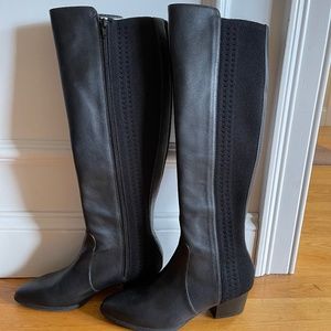 New without box Nic + Zoe Windsor leather knee-high black boots size 7.5